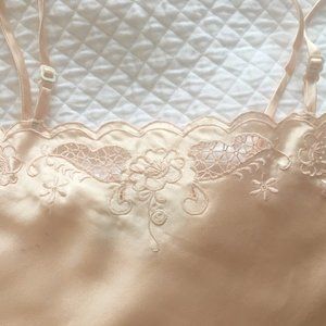 Kris Kelly Silk Charmeuse Teddy  Vintage